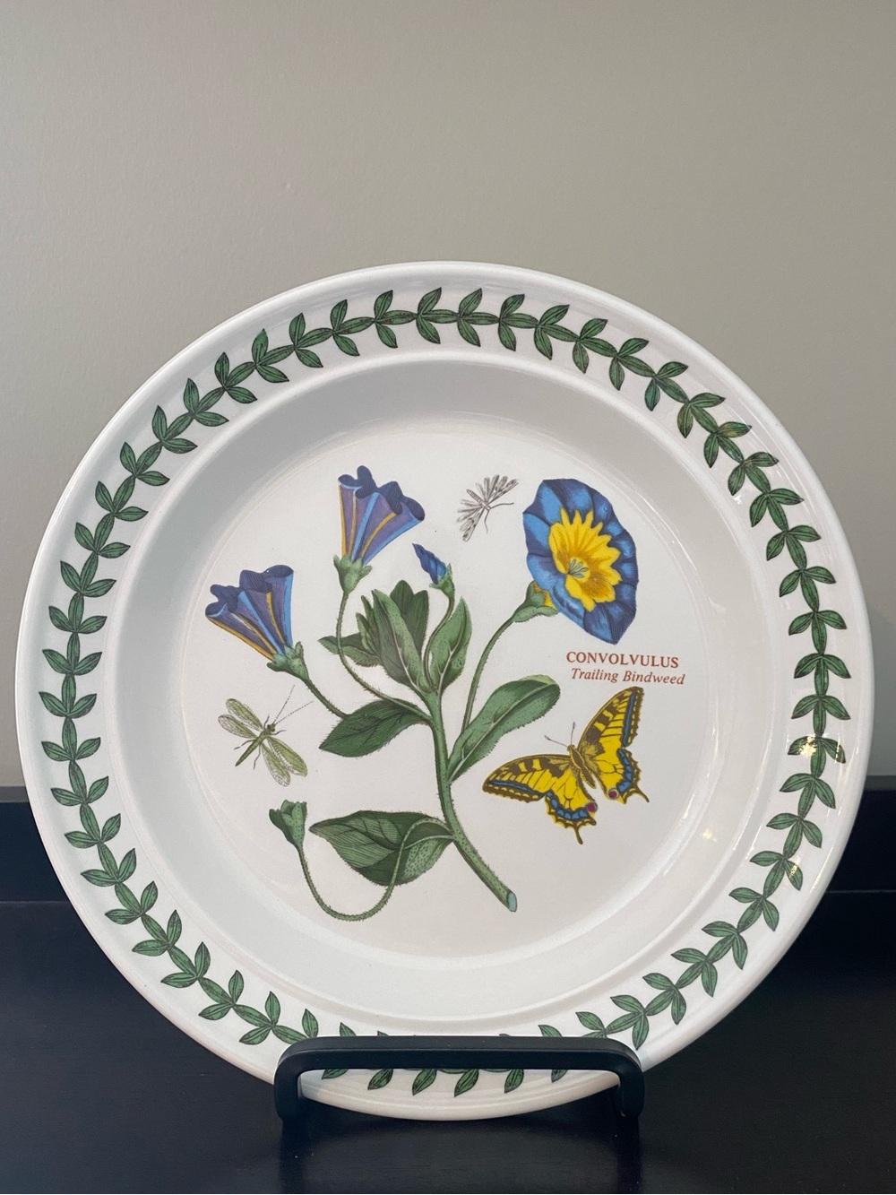Portmeirion The Botanic Garden 1972 Trailing Bindweed Side Plate